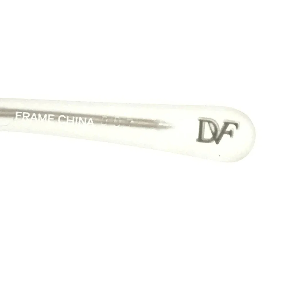 Diane Von Furstenberg Eyeglasses Frames DVF5061 001 Black Clear Square 48-17-135